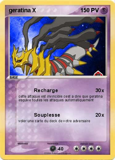 Pokemon geratina X