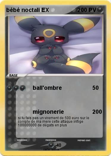 Pokemon bébé noctali EX