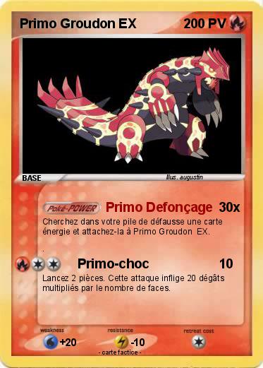 Pokemon Primo Groudon EX
