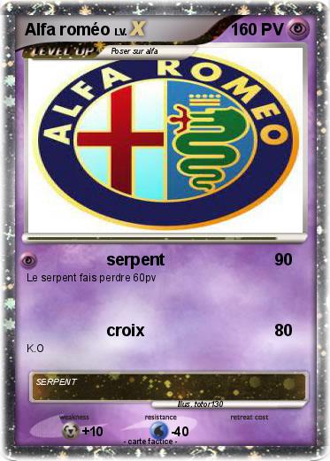 Pokemon Alfa roméo