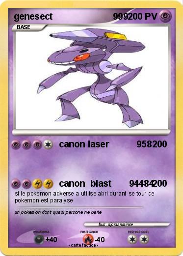 Pokemon genesect                        999