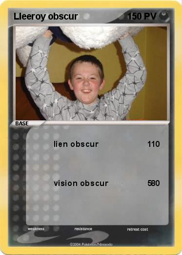 Pokemon Lleeroy obscur