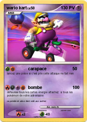 Pokemon wario kart