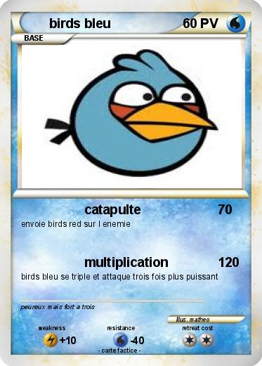 Pokemon birds bleu