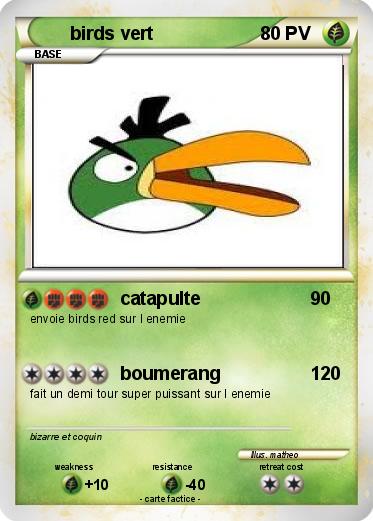 Pokemon birds vert