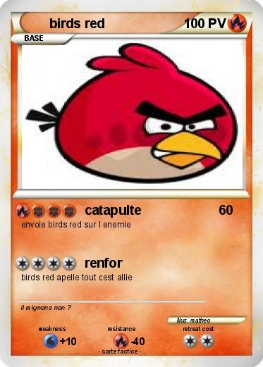 Pokemon birds red