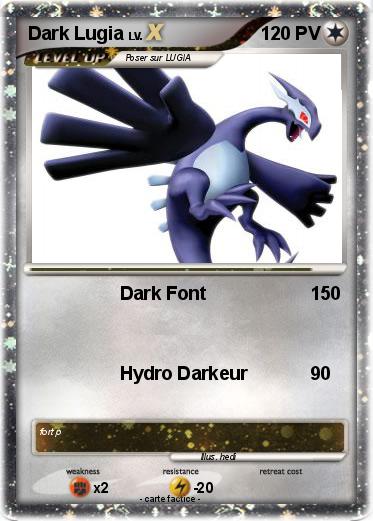 Pokemon Dark Lugia