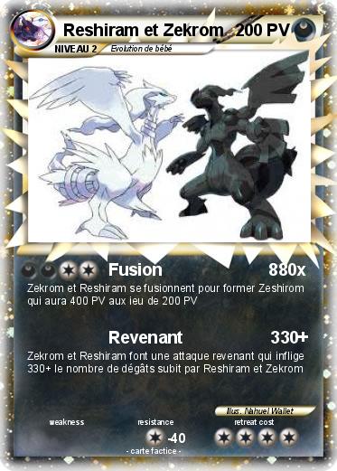 Pokemon Reshiram et Zekrom
