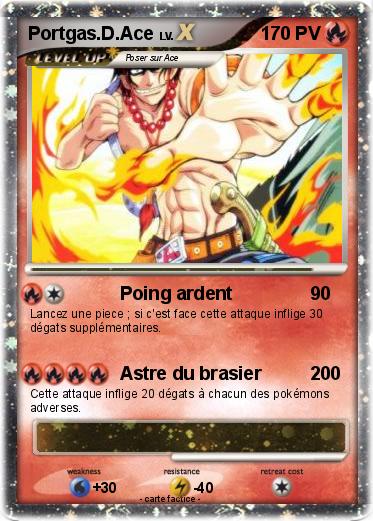Pokemon Portgas.D.Ace