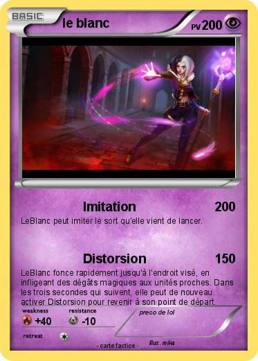 Pokemon le blanc
