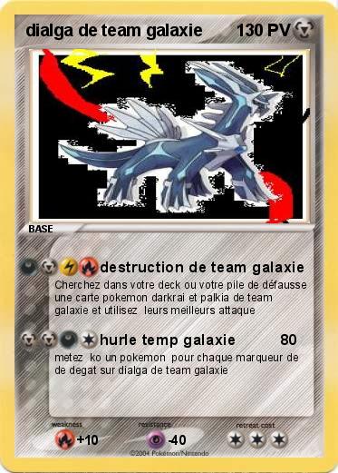 Pokemon dialga de team galaxie