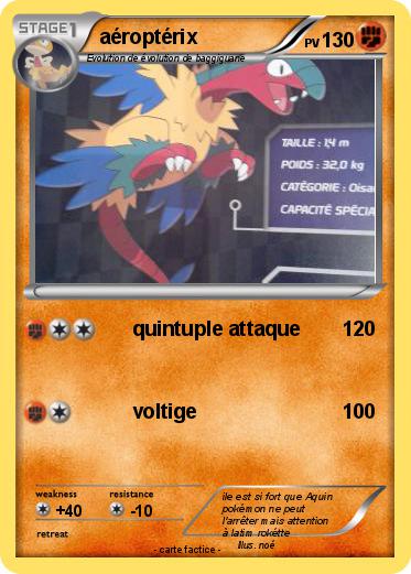 Pokemon aéroptérix