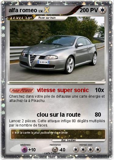Pokemon alfa romeo