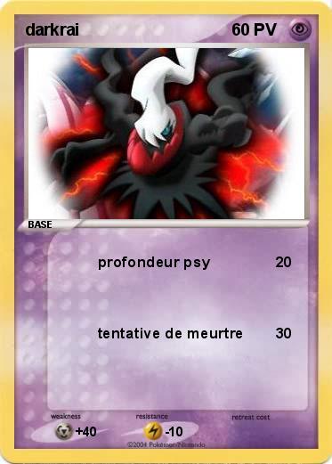 Pokemon darkrai Pokemon darkrai