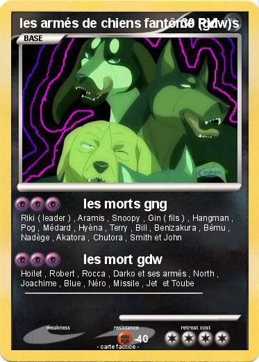 Pokemon les armés de chiens fantôme (gdw)s