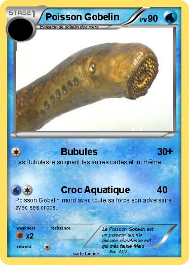 Pokemon Poisson Gobelin
