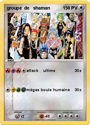 Pokemon groupe  de   shaman