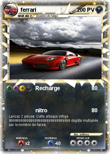 Pokemon ferrari