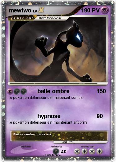 Pokemon mewtwo