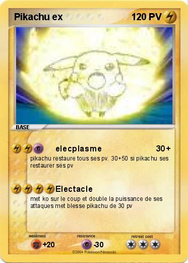 Pokemon Pikachu ex
