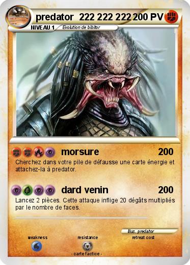 Pokemon predator  222 222 222