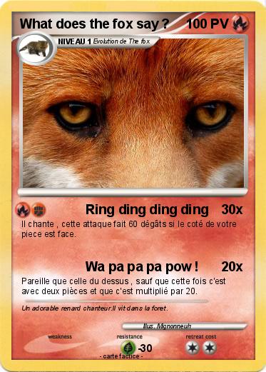 Pokemon What does the fox say ?