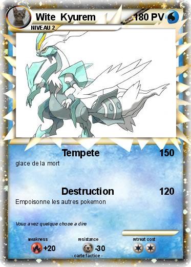 Pokemon Wite  Kyurem