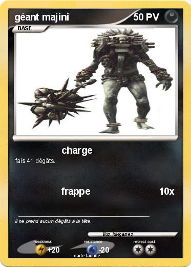 Pokemon géant majini
