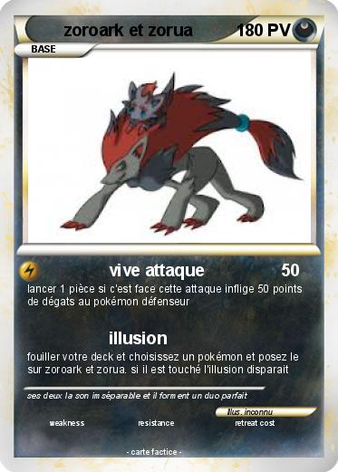 Pokemon zoroark et zorua