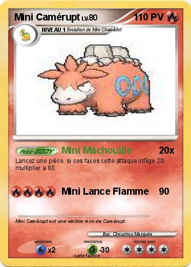 Pokemon Mini Camérupt