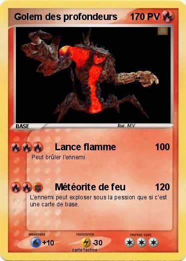 Pokemon Golem des profondeurs