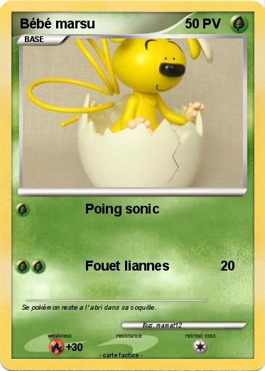Pokemon Bébé marsu