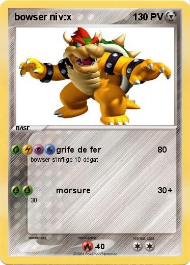 Pokemon bowser niv:x