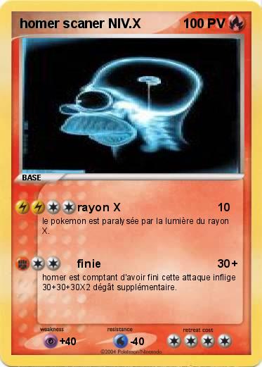 Pokemon homer scaner NIV.X