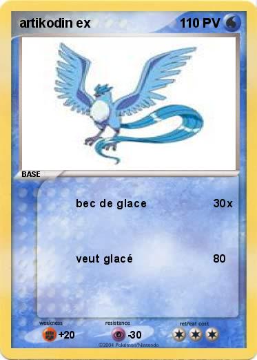 Pokemon artikodin ex