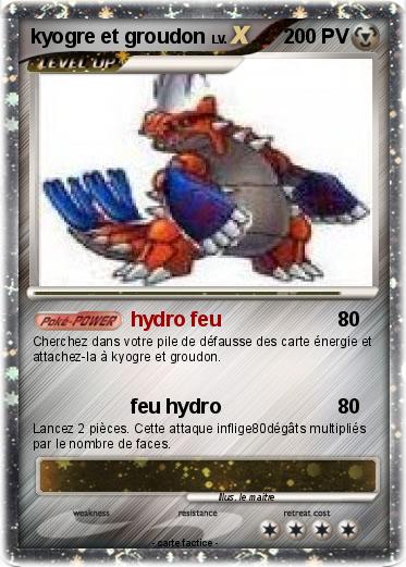 Pokemon kyogre et groudon