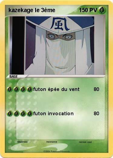 Pokemon kazekage le 3ème 