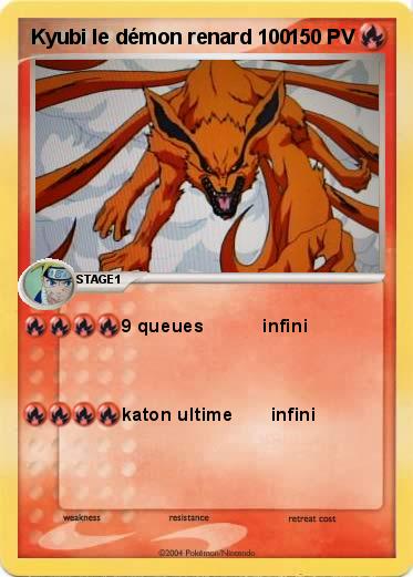 Pokemon Kyubi le démon renard 100