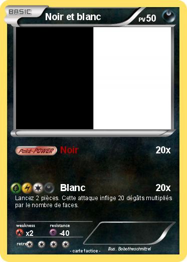 Pokemon Noir et blanc