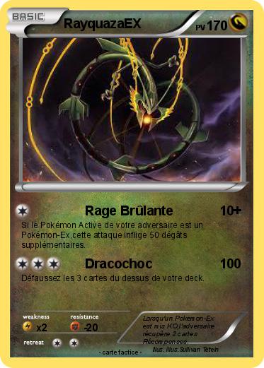 Pokemon RayquazaEX