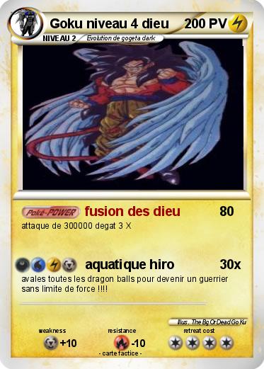 Pokemon Goku niveau 4 dieu