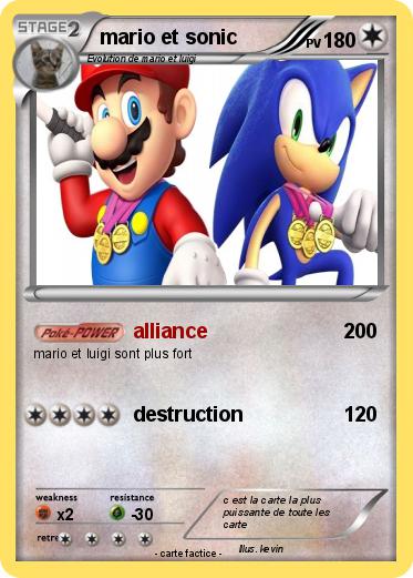 Pokemon mario et sonic