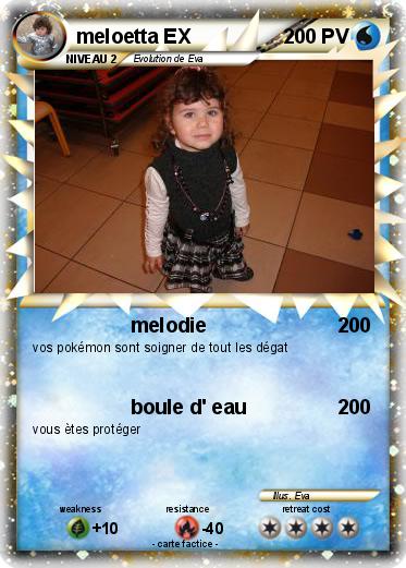 Pokemon meloetta EX