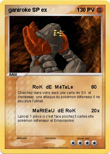 Pokemon ganiroke SP ex