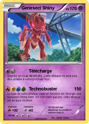 Pokemon Genesect Shiny