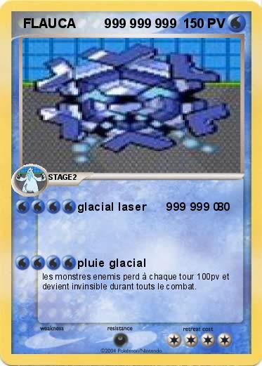 Pokemon  FLAUCA        999 999 999