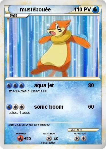 Pokemon mustébouée