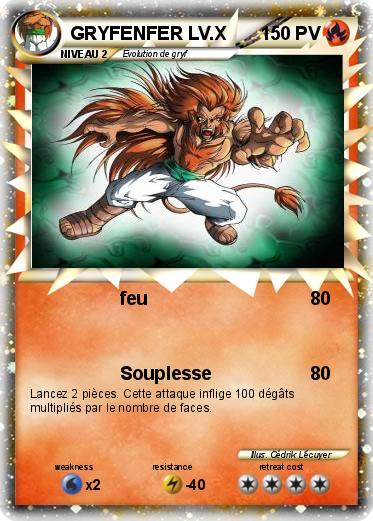 Pokemon GRYFENFER LV.X