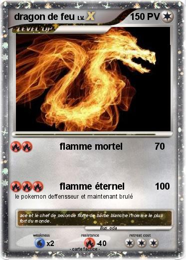 Pokemon dragon de feu