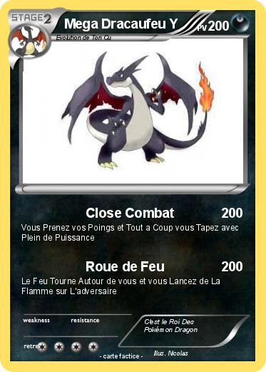 Pokemon Mega Dracaufeu Y